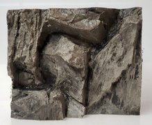 3D Grey Rock Background Sample