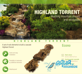 High Land Torrent - water cascade